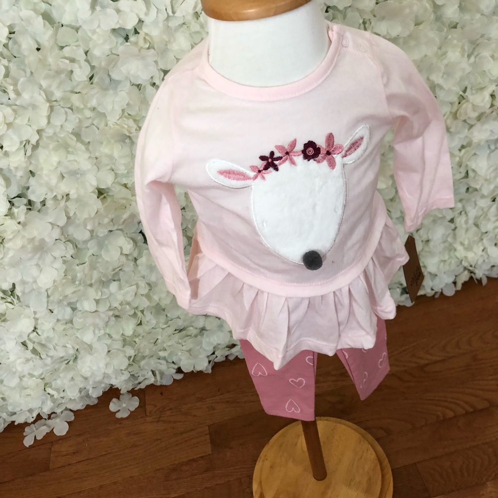 Adorable Matching Baby Girl Pink Set 👶🏼 🌸